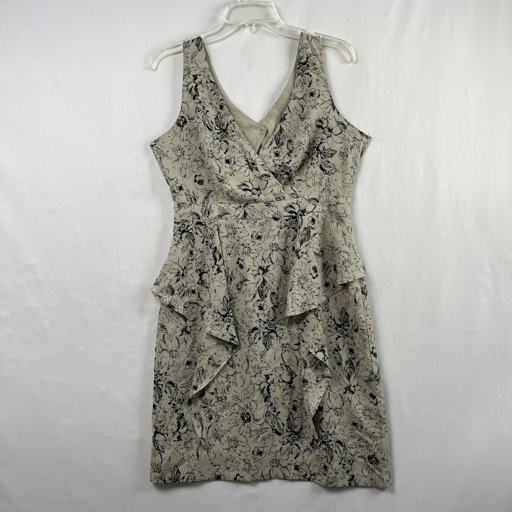 Kut From The Kloth Womens Sheath Dress Medium V-neck Sleeveless Chiffon Party